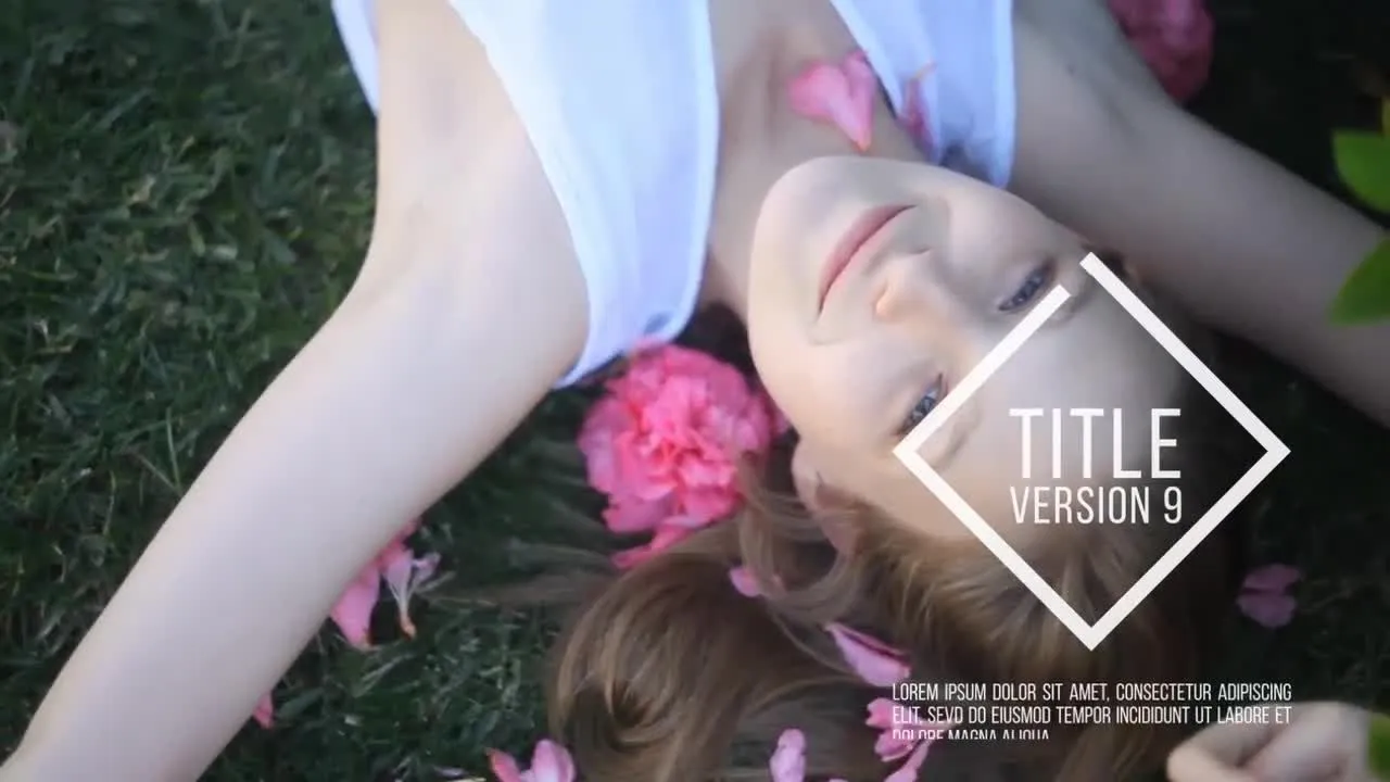 彩色线条简约设计幻灯片像素设计精选AE模板