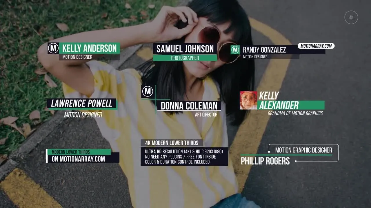 9个动态设计且精美的动画标题像素设计精选AE模板