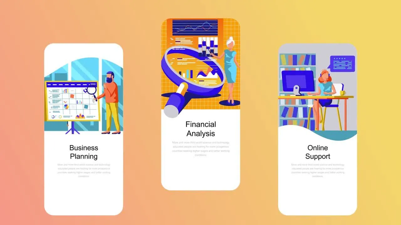 6个创意明亮引人入胜的财经平台Instagram故事像素设计精选AE模板