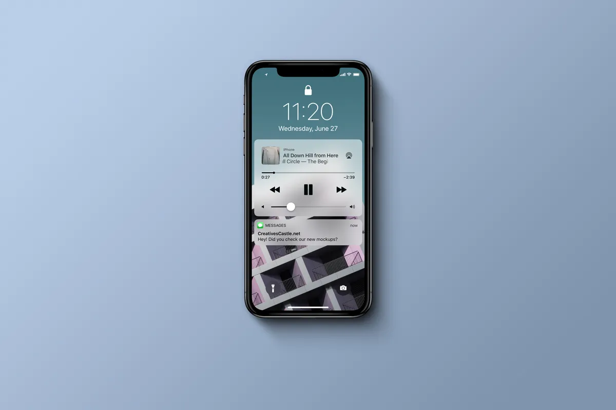 多角度的高品质iPhone X样机VI展示模型mockups