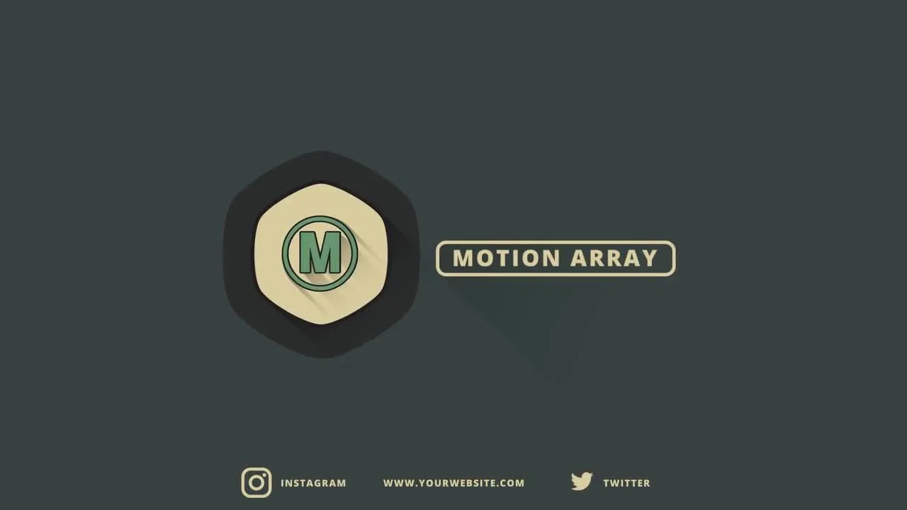 平面标志像素设计精选AE模板