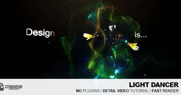 光线舞者动画特效像素设计精选AE模板 Light Dancer