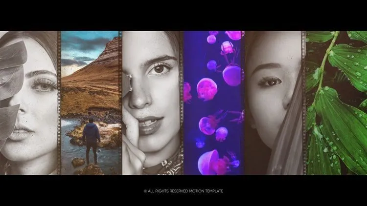 时尚简洁的徽标简介开场白像素设计精选AE模板