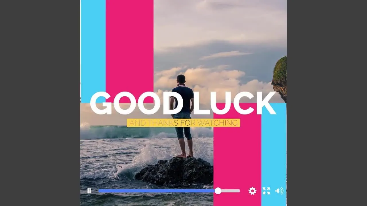 像素设计精选AE模板方形幻灯片