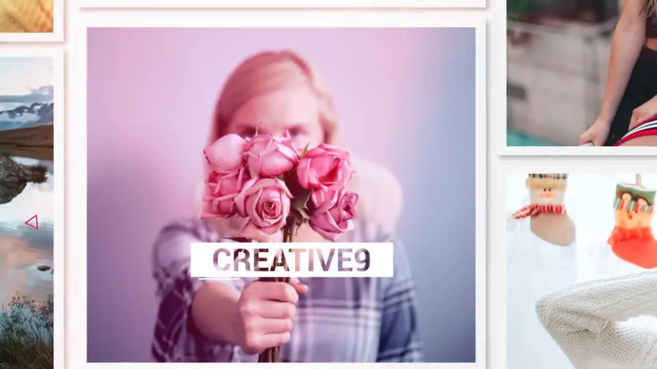 现代优雅的幻灯片平缓过渡效果展示像素设计精选AE模板