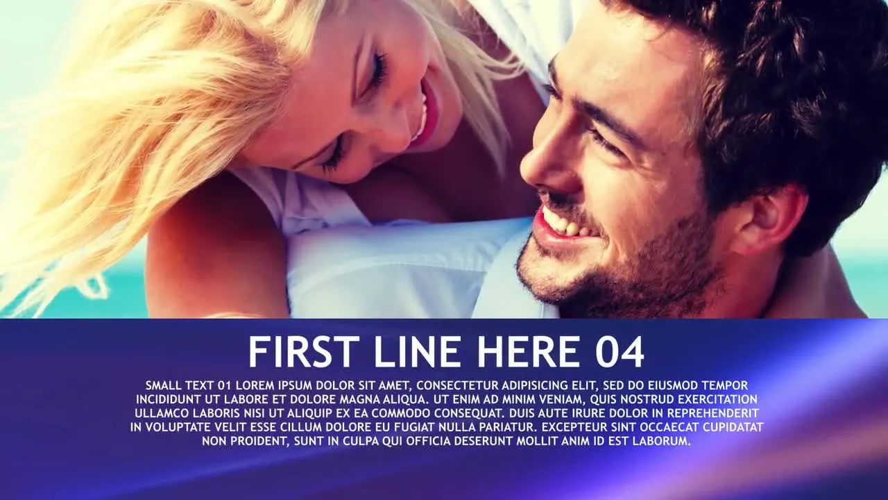 商业广告下三分之一像素设计精选AE模板