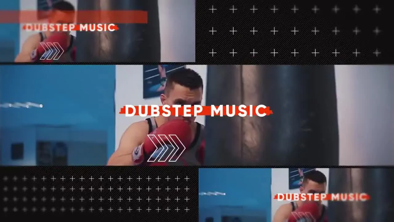 动态文本动画和时尚过渡照片展示像素设计精选AE模板