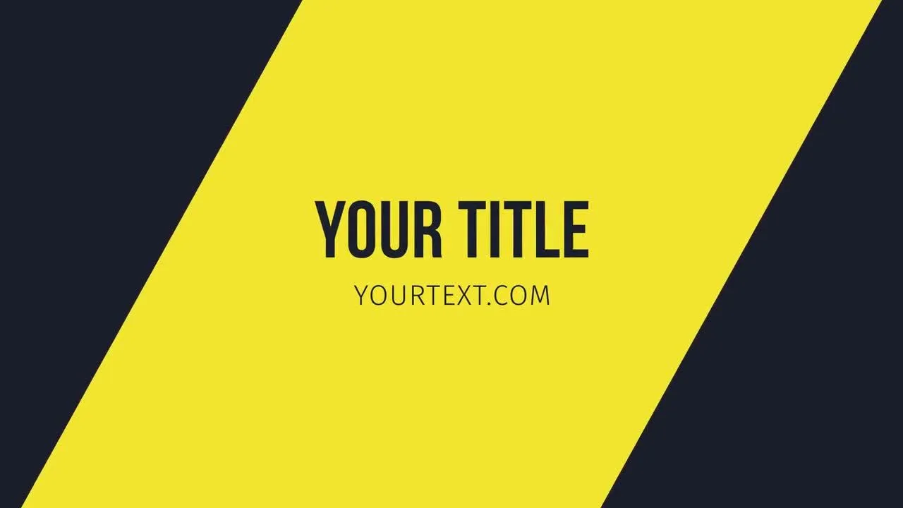 28现代和最小标题像素设计精选AE模板