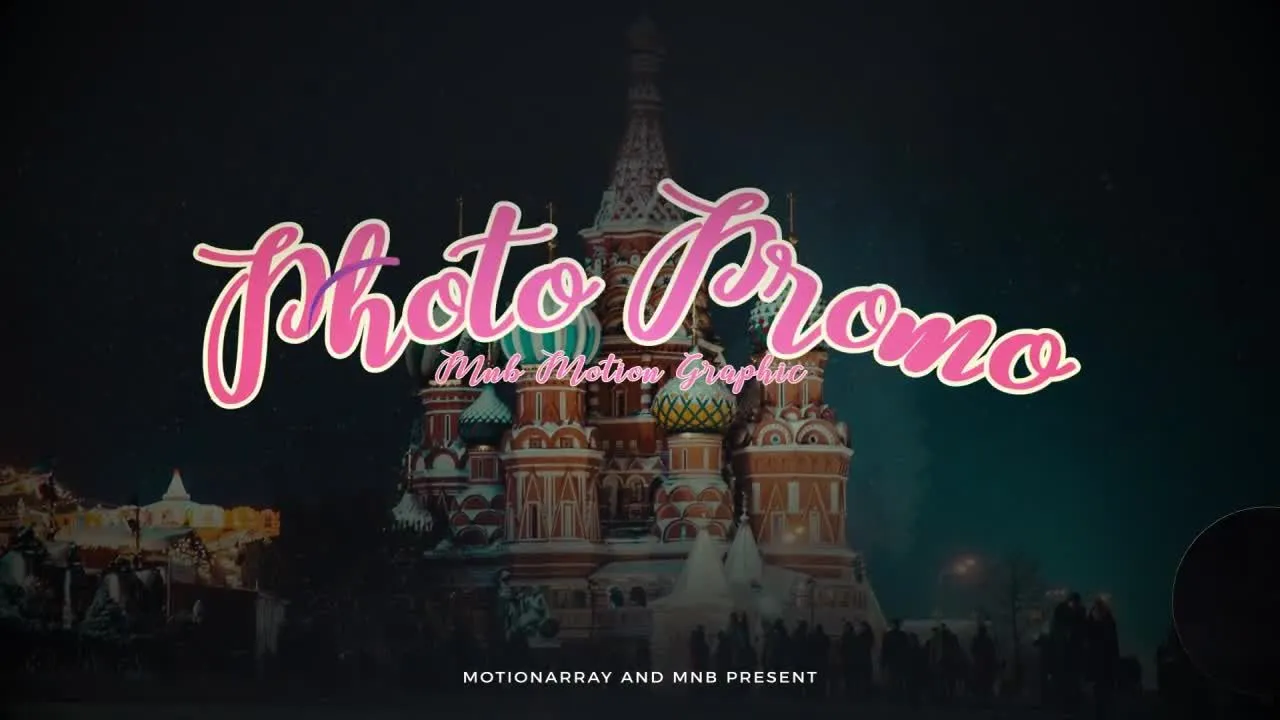 摄影促销时尚设计展示照片像素设计精选AE模板