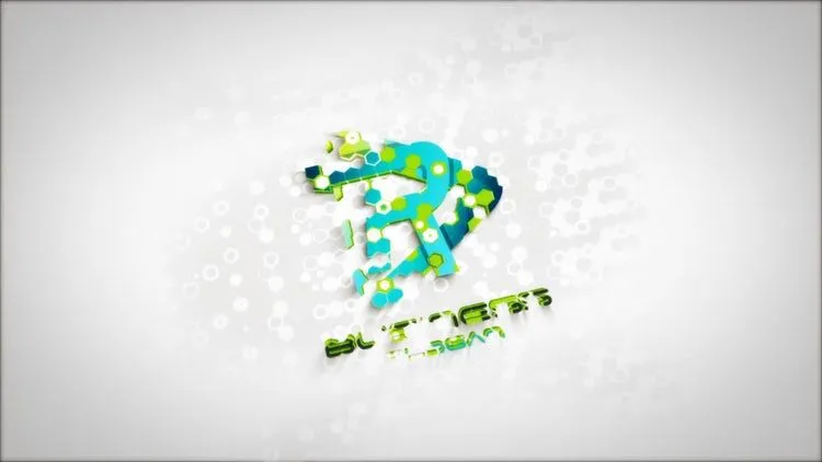 专业优雅的未来派徽标像素设计精选AE模板