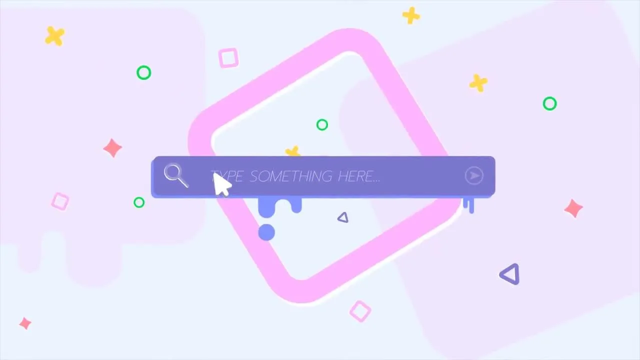 Neo搜索徽标像素设计精选AE模板