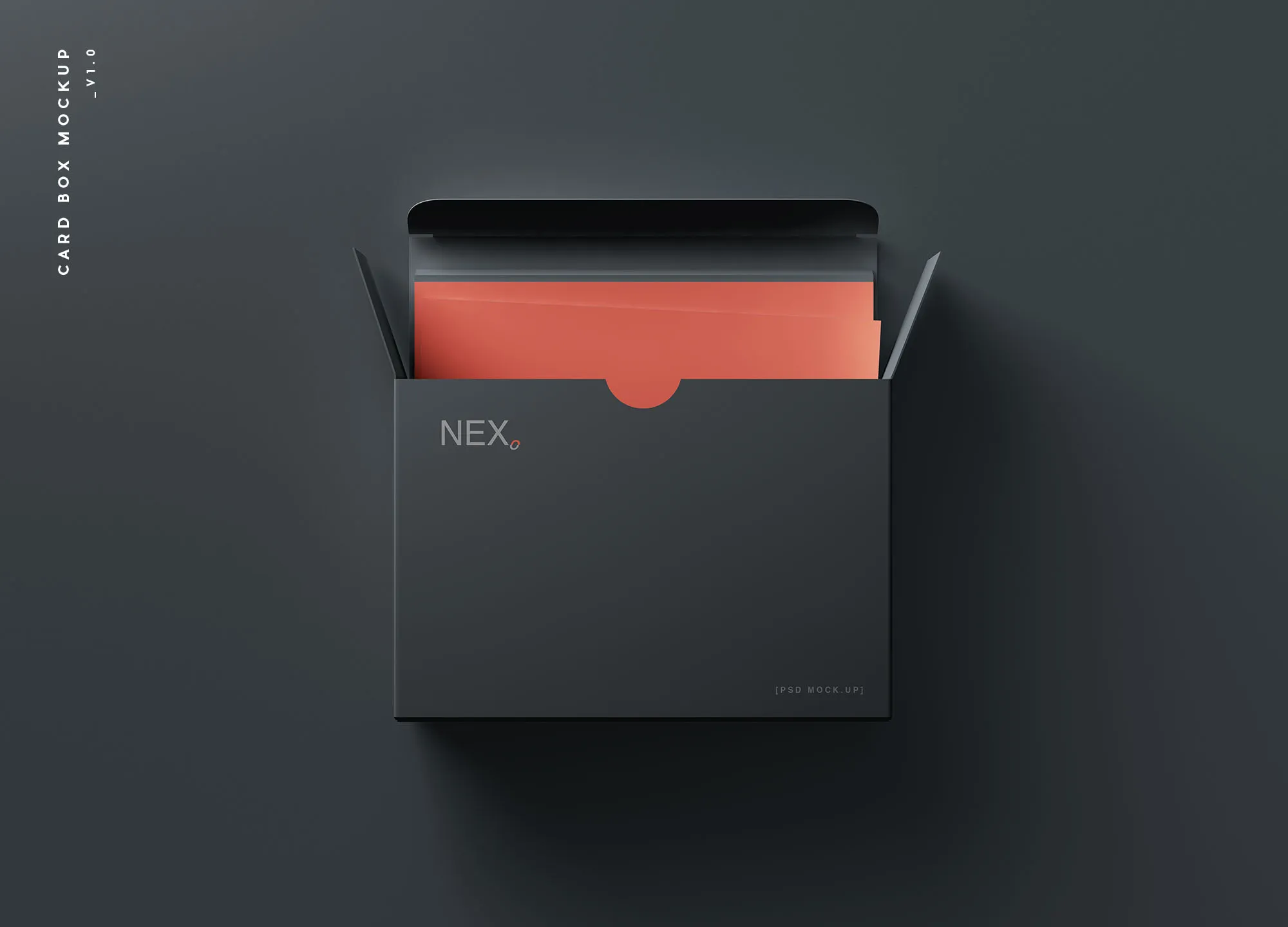 卡片包装盒外观设计效果图像素设计精选 Card Box Mockup