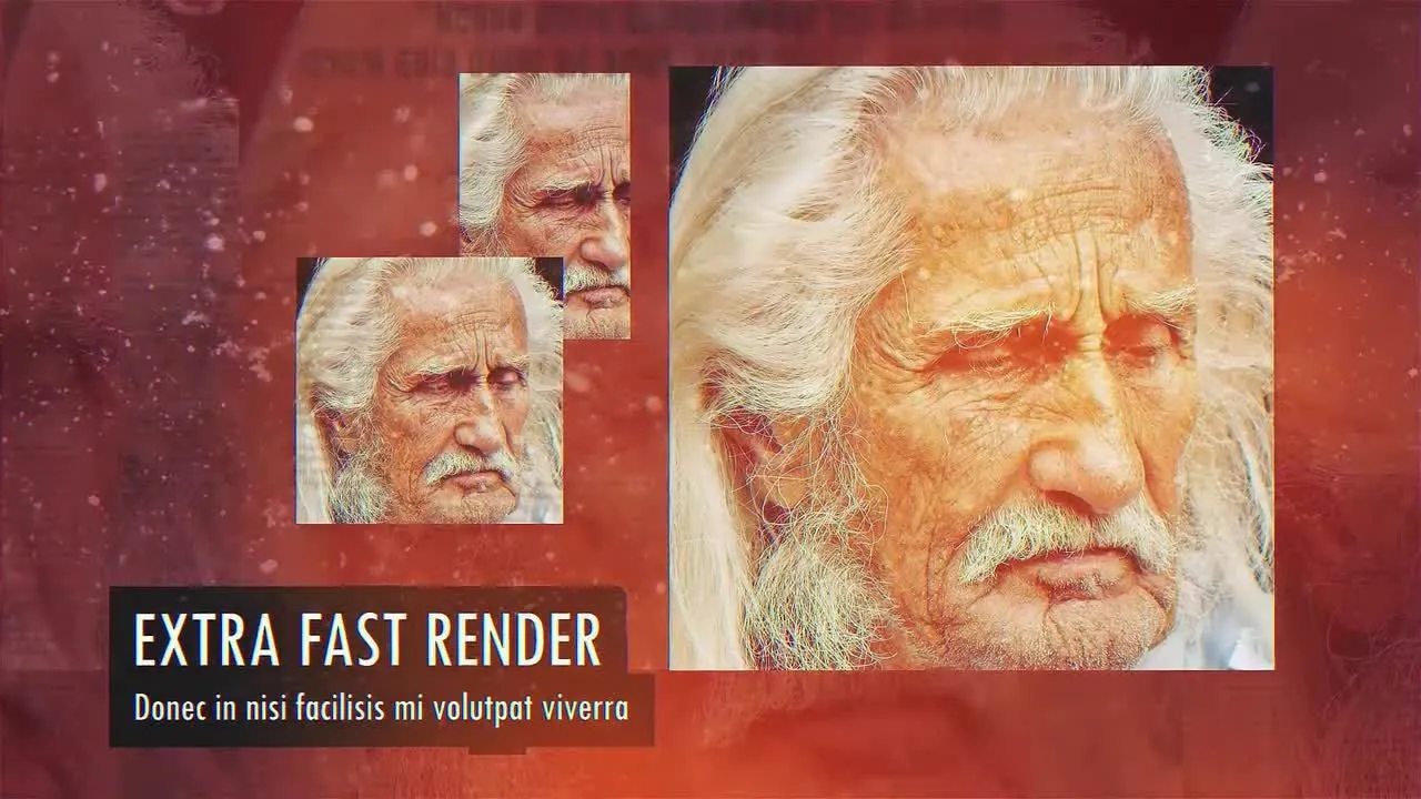 历史编年史揭幕战像素设计精选AE模板