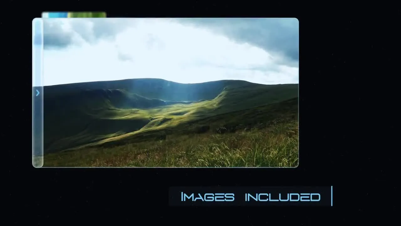 优美简单新颖的画卷展开效果展示幻灯片像素设计精选AE模板