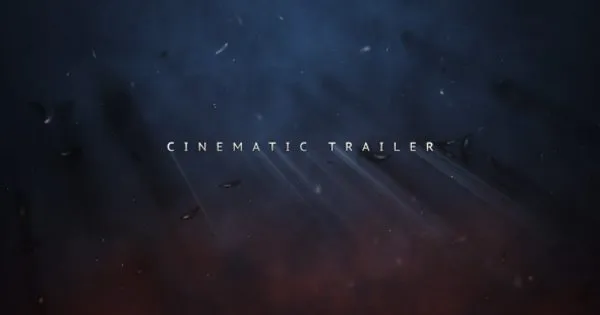 电影预告片文字特效像素设计精选AE模板 Cinematic Trailer Titles