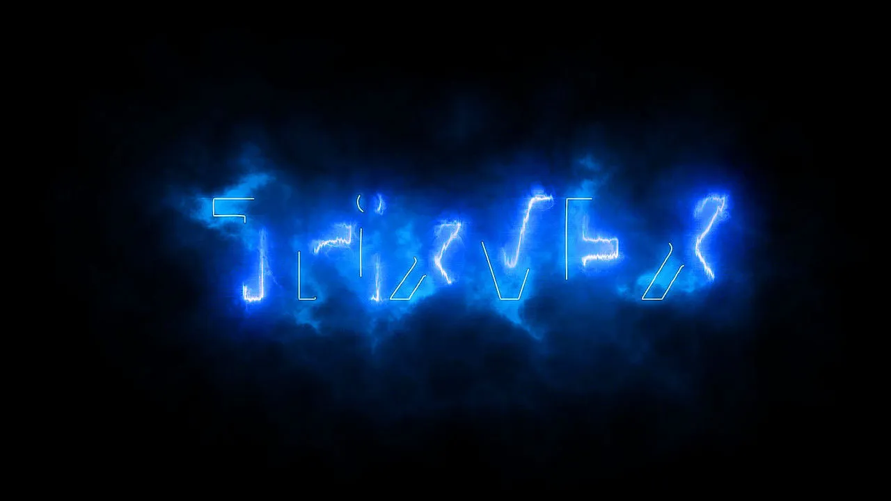 增压的电子徽标像素设计精选AE模板