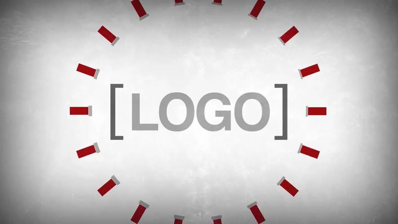 图形徽标展示像素设计精选AE模板