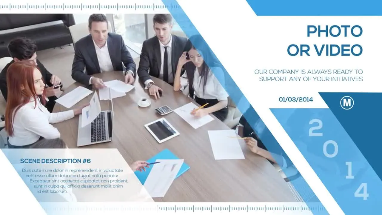 公司时间轴像素设计精选AE模板