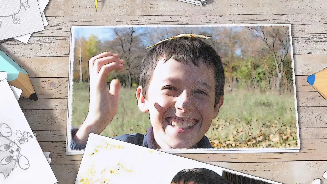 有趣的照片幻灯片像素设计精选AE模板