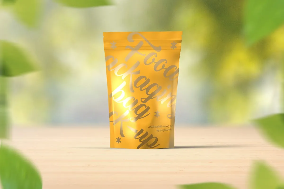 易封袋食品包装样机 Food Packaging Bag Mock-Up
