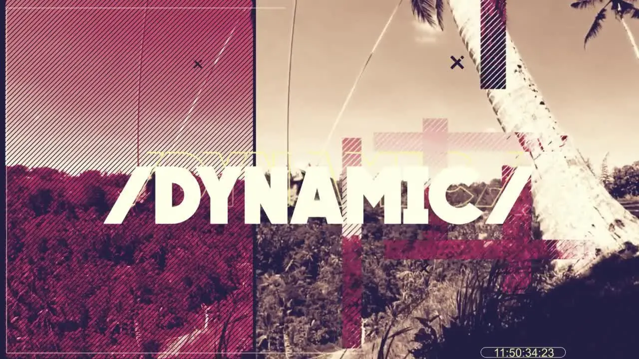 充满能量的电影预告片像素设计精选AE模板