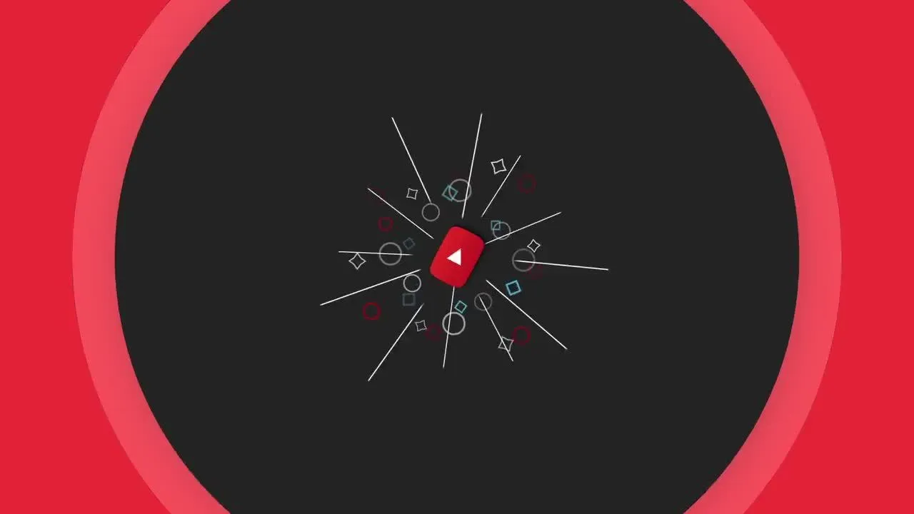 搜索徽标显示像素设计精选AE模板