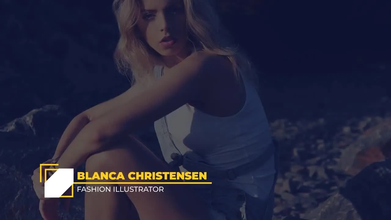 清新风格的清洁广告创造性动画下三分之一像素设计精选AE模板