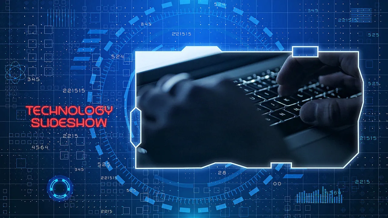 超前的高科技幻灯片像素设计精选AE模板