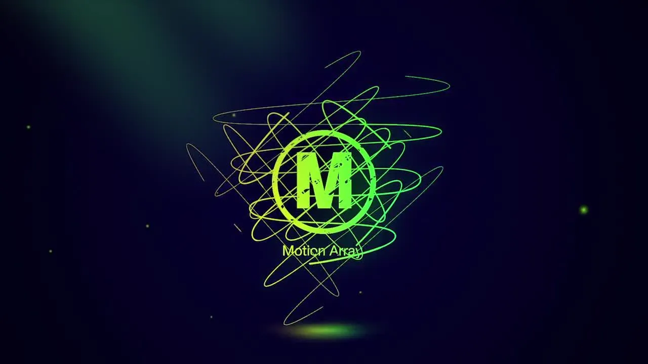 优雅的手绘标志显示像素设计精选AE模板