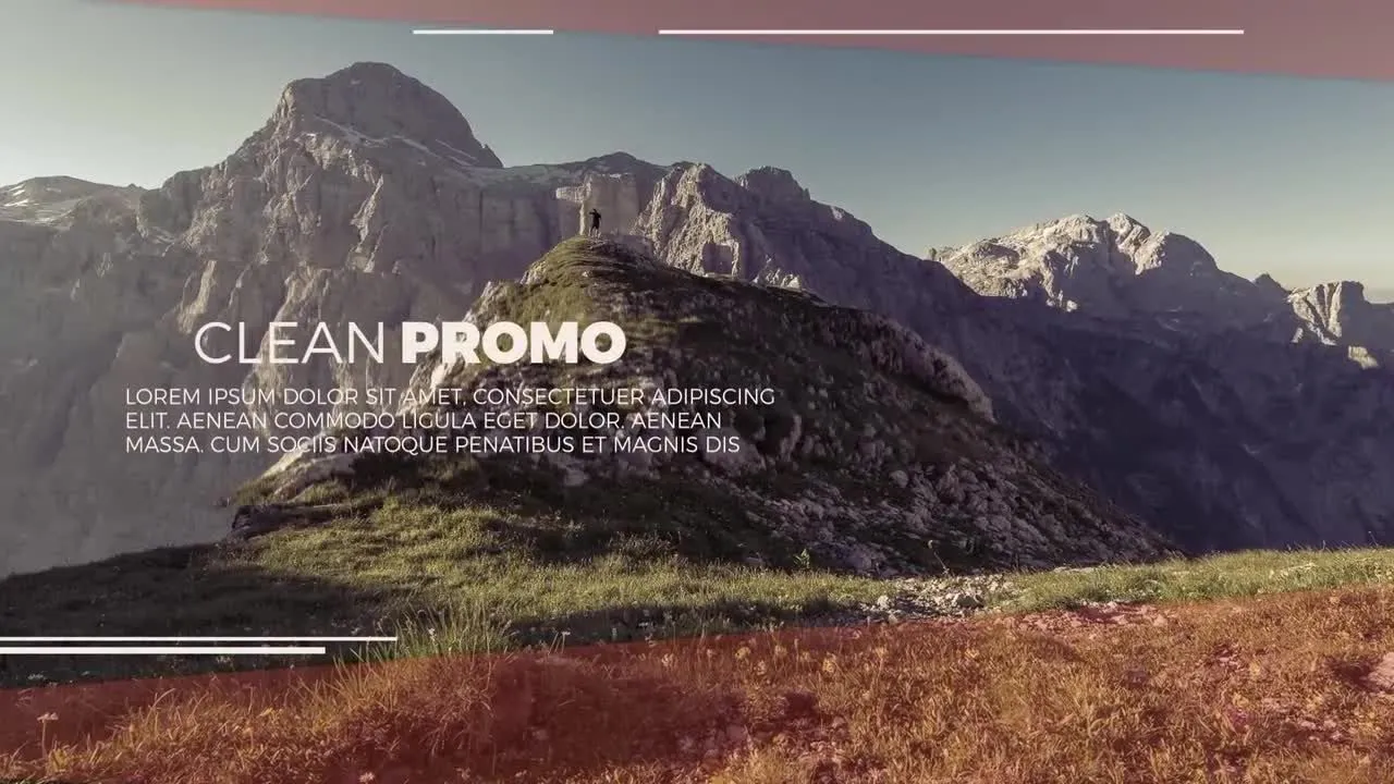 优雅设计的流畅照片展示像素设计精选AE模板