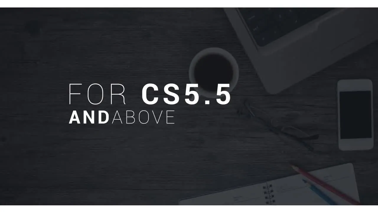 快速清洁开场白动画像素设计精选AE模板