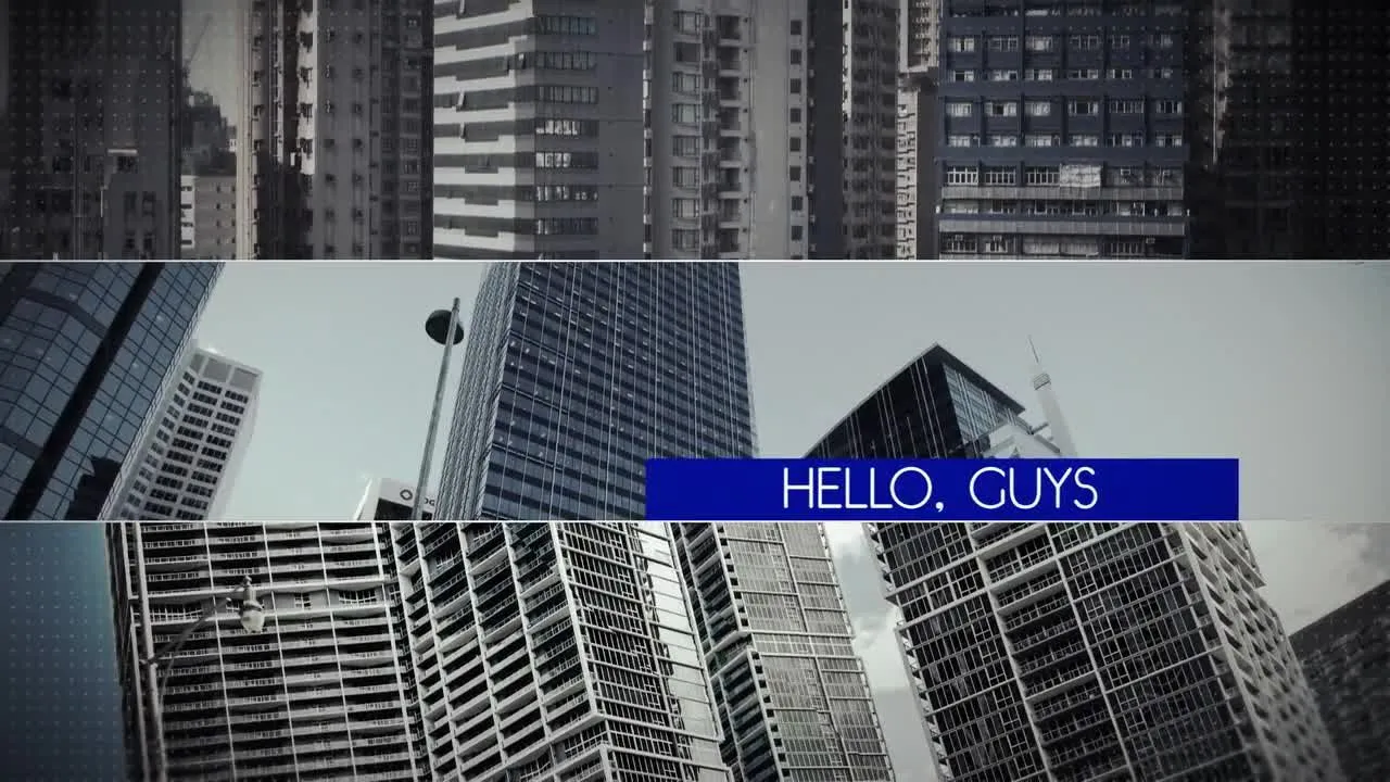 方形幻灯片照片展示像素设计精选AE模板