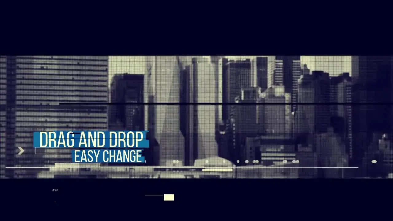 杜比效果开场白动画像素设计精选AE模板