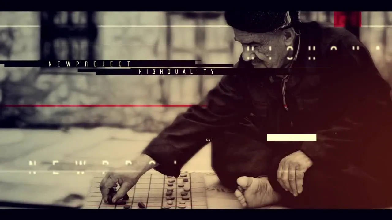 电影开场白像素设计精选AE模板