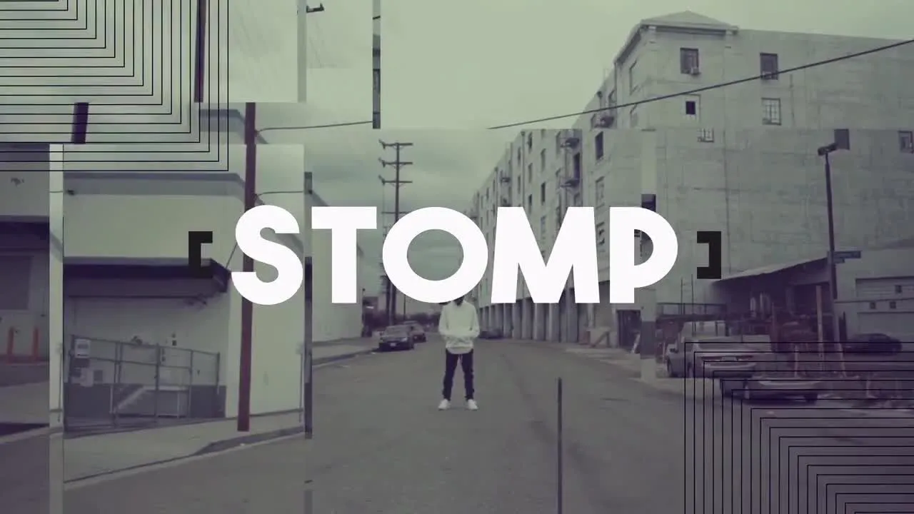 充满活力的体育运动预告片像素设计精选AE模板Stomp Opener