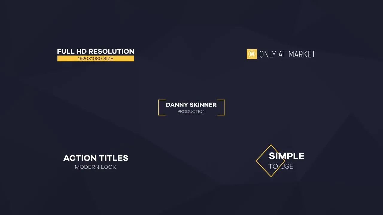 20个简单的标题包像素设计精选AE模板