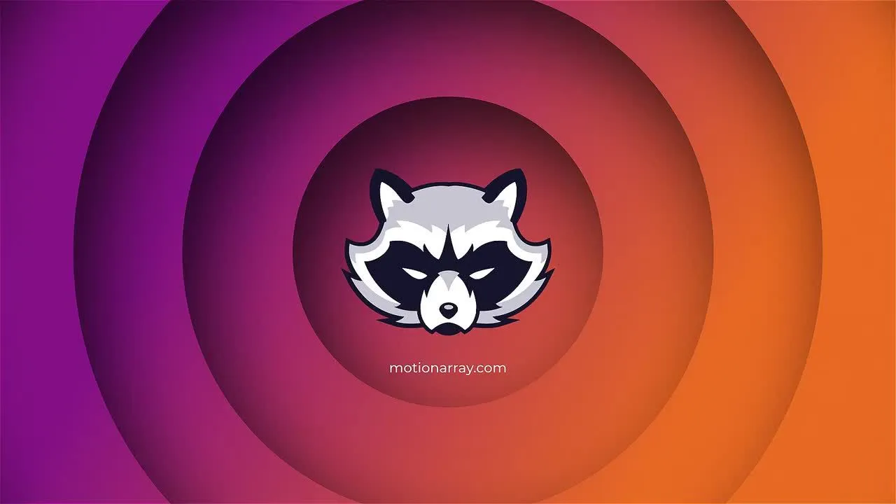 多彩且富有创意的渐变徽标显示像素设计精选AE模板