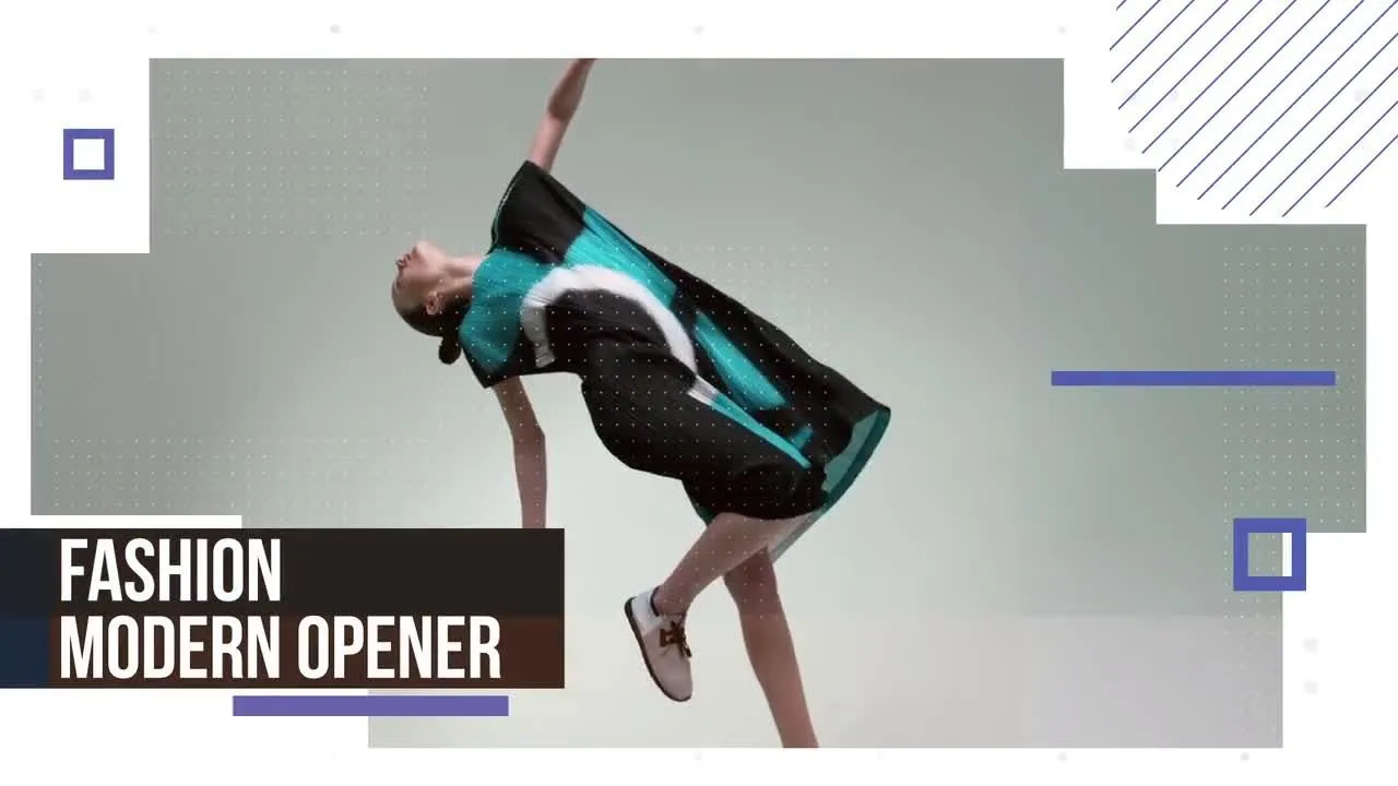 现代时尚促销活动像素设计精选AE模板