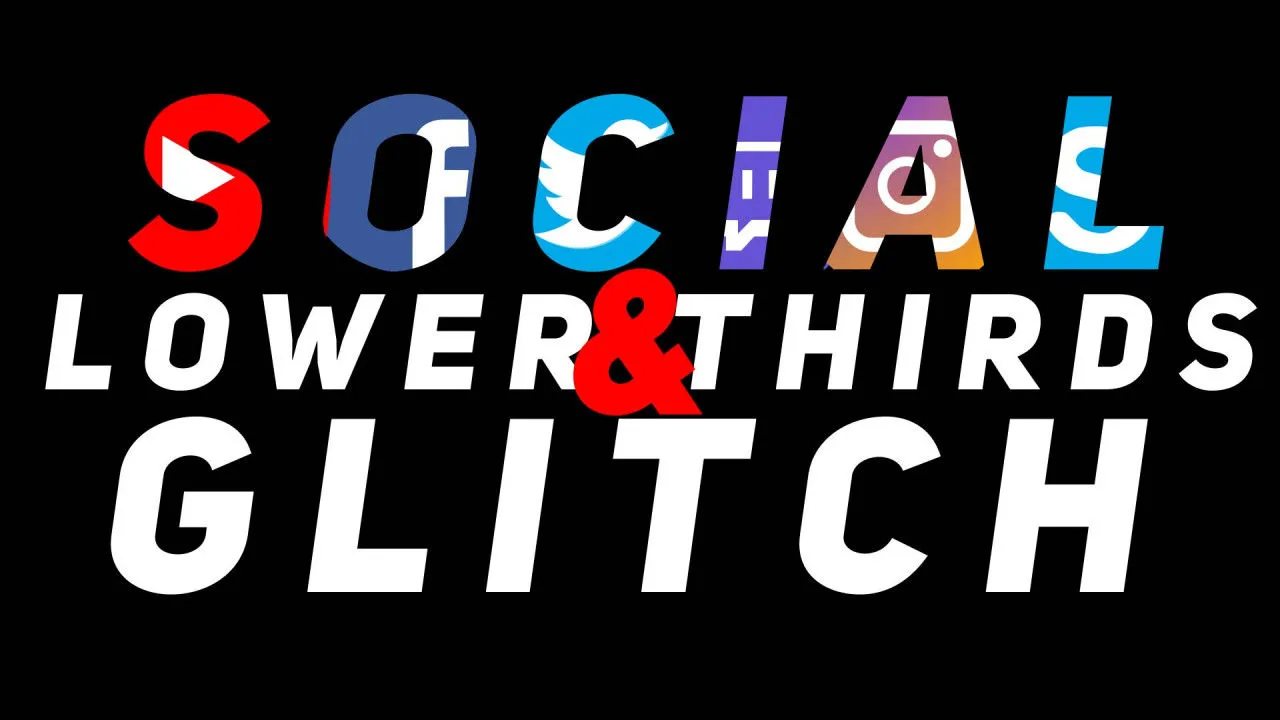 50个三分之二时尚标题像素设计精选AE模板