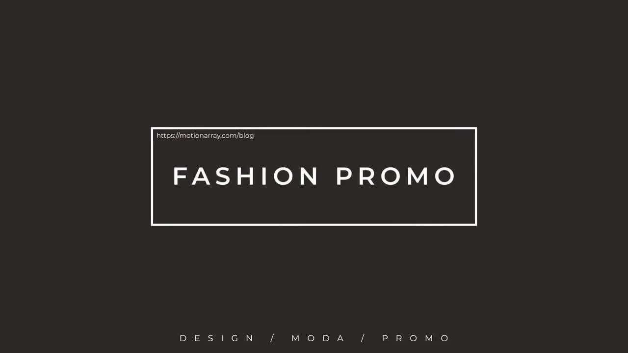 简洁时尚设计开瓶器像素设计精选AE模板