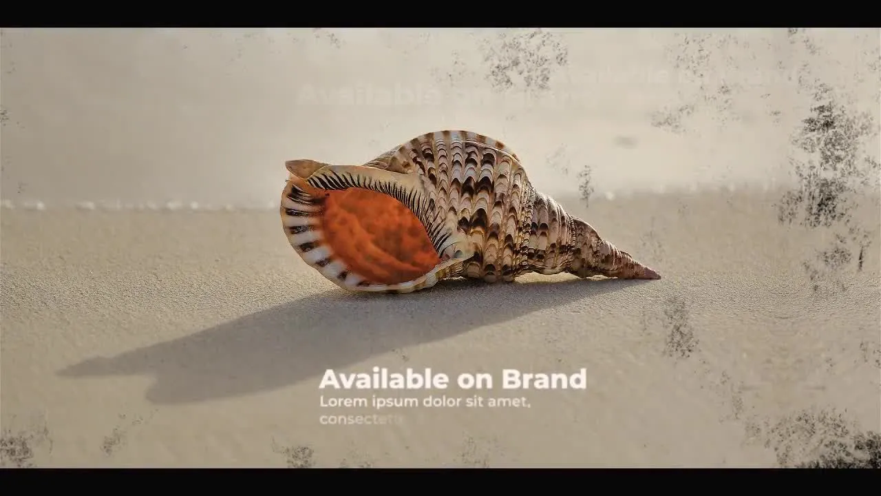 画笔缩放促销动画像素设计精选AE模板