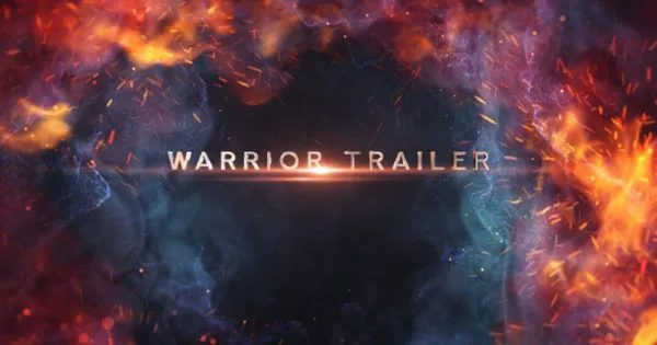 电影预告片标题字幕像素设计精选AE模板 Warrior Trailer Titles