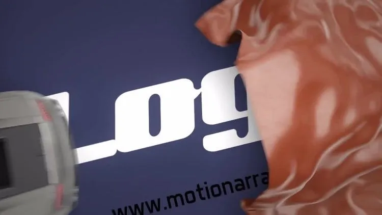 像素设计精选AE模板:伴随动态画布显示汽车徽标