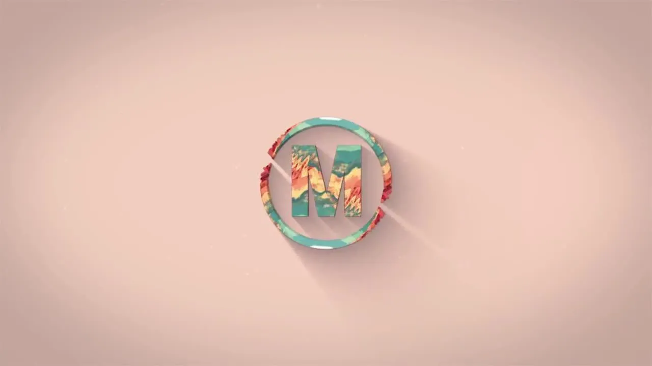 多彩精美快速的液体动画徽标像素设计精选AE模板