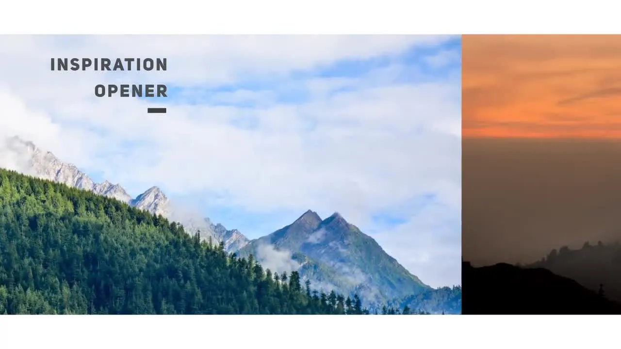 照片或视频灵感转场像素设计精选AE模板