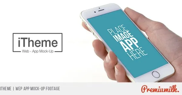 UI设计演示动画像素设计精选AE模板 iTheme | Web App Mock-Up Footage