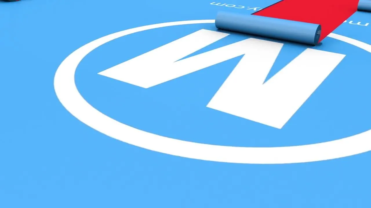 地毯展开logo特效像素设计精选AE模板