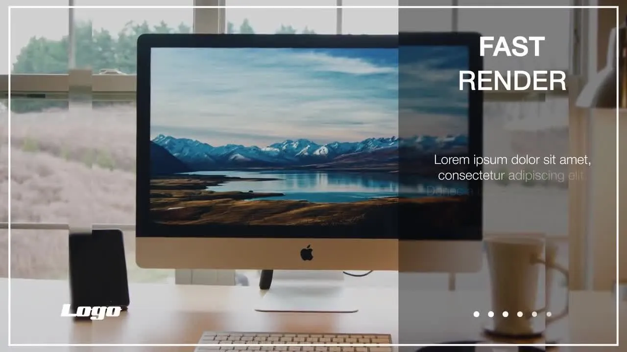 简短企业幻灯片像素设计精选AE模板