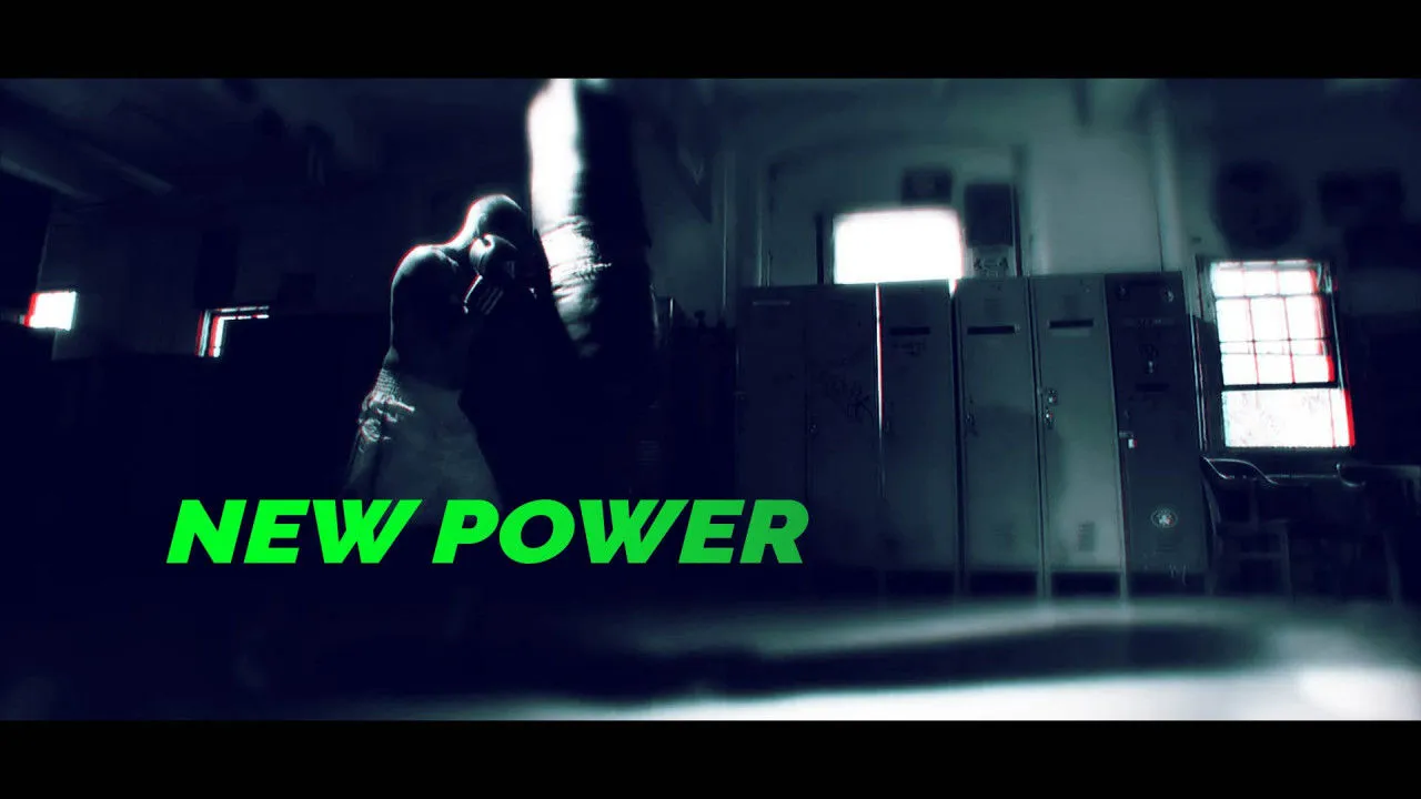 体育赛事文本动画时尚像素设计精选AE模板