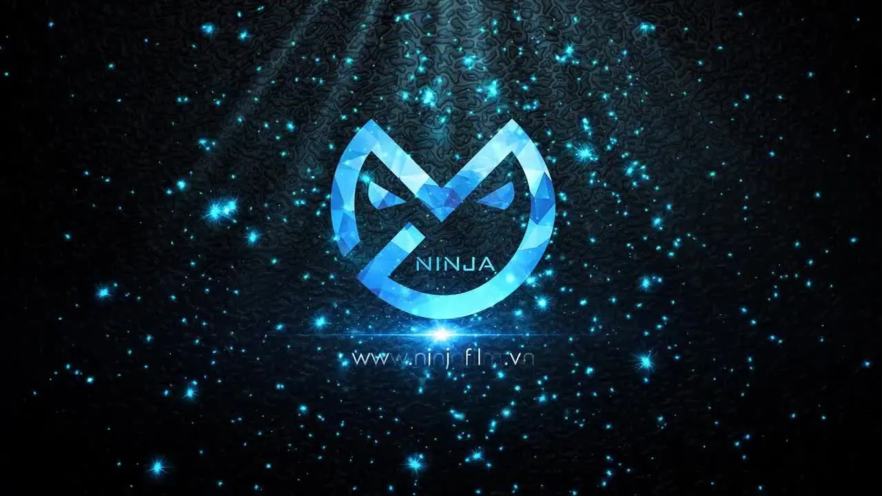 粒子爆炸标志像素设计精选AE模板